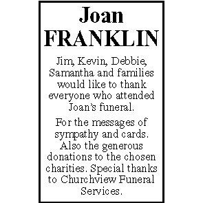 Photo of FRANKLIN JIM Joan
